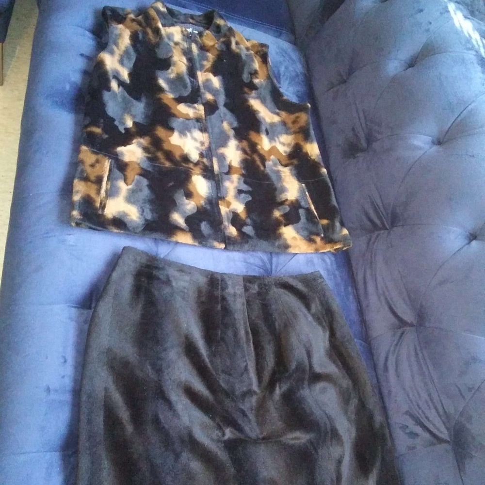 Vest and skirt